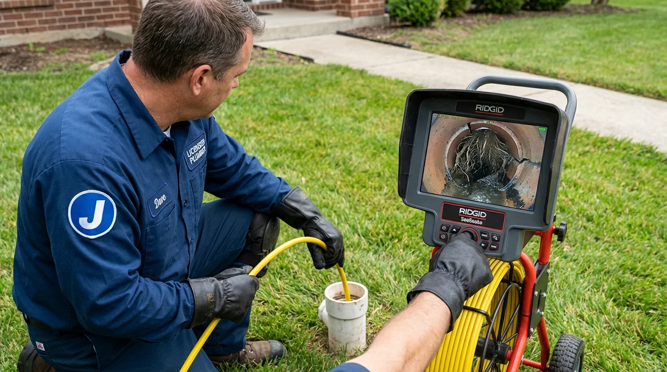 Sewer camera inspection being performed by Johns Plumbing LLC in Marco Island